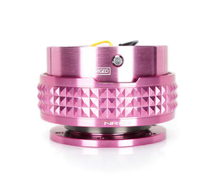 NRG Quick Release Kit - Pyramid Edition - Pink Body / Pink Pyramid Ring
