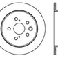 StopTech 06-10 Lexus IS 250/IS 300/IS 350 SportStop Slotted & Drilled Left Rear Rotor