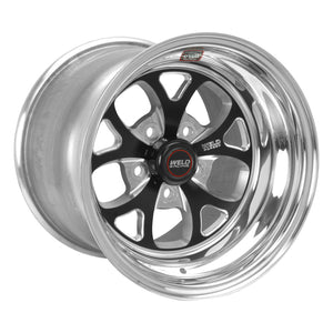 Weld S76 15x10.33 / 5x4.5 BP / 4.5in. BS Black Wheel (Low Pad) - Non-Beadlock