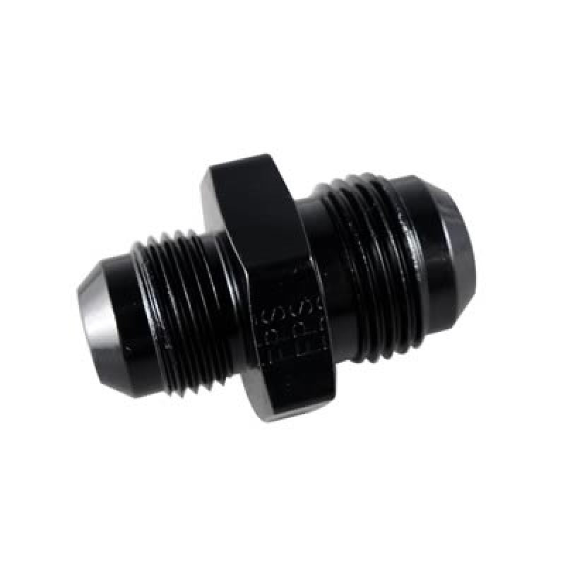 Fragola -10AN x 7/8-20 Male Adapter-Dual Feed - Black