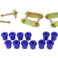 SuperPro 07+ Toyota Land Cruiser Greaseable Leaf Spring and Shackle Bushing Kit- (Rear)