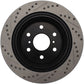 StopTech 07-10 GMC Sierra (w/ Rear Drum) / 07-09 GMC Yukon Rear Left Slotted & Drilled Rotor