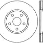 StopTech Sport Slotted (CRYO) 92-95 Toyota MR2 Front Right Slotted Rotor