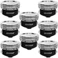 Manley 4.6L Ford Modular (2/4 Valve) 3.700in Bore 1.220in CD 18cc Dish Pistons Extreme Duty-Set of 8