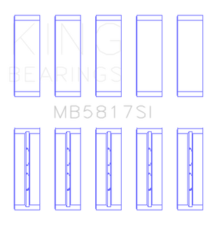 King Engine Bearings 04-12 Mitsubishi Colt Replacement Main Bearing Set