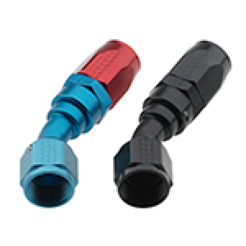 Fragola -12AN x 30 Degree Pro-Flow Hose End - Blue/Red