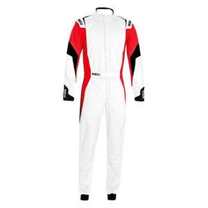 Sparco Suit Competition (Boot Cuff) 60 White/Red