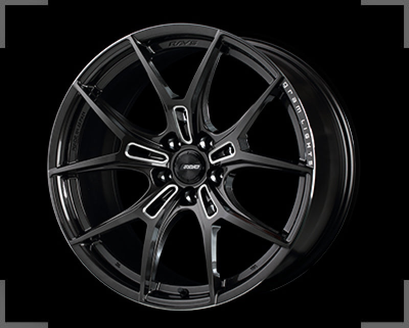 Gram Lights 57FXZ 19x8.5 +36 5-120 Super Dark Gunmetal & Machining Rim Edge DC Wheel