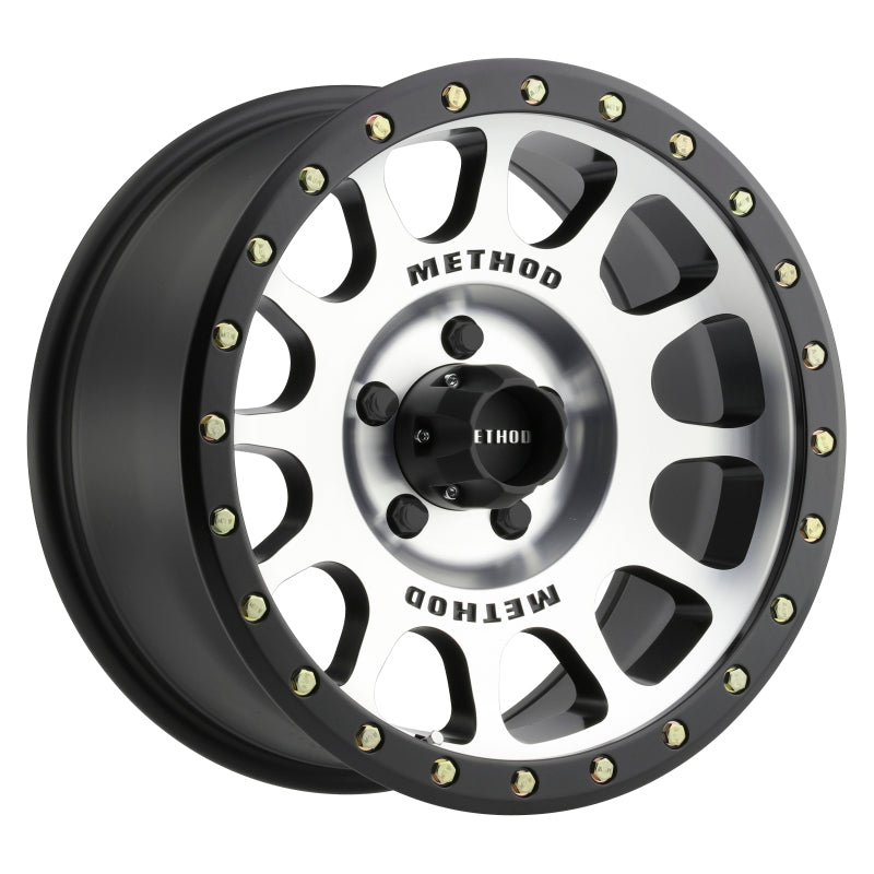 Method MR305 NV 17x8.5 0mm Offset 5x150 116.5mm CB Machined/Black Street Loc Wheel