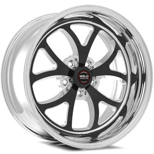 Weld S76 17x8 / 5x4.5 BP / 5.2in. BS Black Wheel (High Pad) - Non-Beadlock