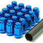 Wheel Mate Muteki Closed End Lug Nuts - Blue 12x1.25