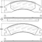 StopTech Sport Brake Pads w/Shims - Front