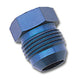 Russell Performance -6 AN Flare Plug (Blue)