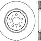 StopTech 04-07 Volvo S60 / 04 -07 Volvo S70 Cyro Sport Slotted Front Right Rotor