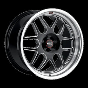 Weld Solana 22x8.5 / 5x127 BP / ET6 / 78.1mm Bore - Gloss Black MIL DIA Wheel