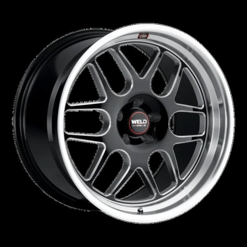 Weld Solana 20x11 / 5x135 BP / ET25 / 87.1mm Bore - Gloss Black MIL DIA Wheel