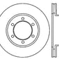 StopTech 00-06 Toyota Tundra / 01-07 Toyota Sequoia Front Left Slotted & Drilled Rotor