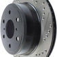 StopTech 07-10 GMC Sierra (w/ Rear Drum) / 07-09 GMC Yukon Rear Left Slotted & Drilled Rotor