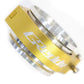 GReddy 3.0 Inch Gold Anodized Aluminum Boost Tube Clamp Set