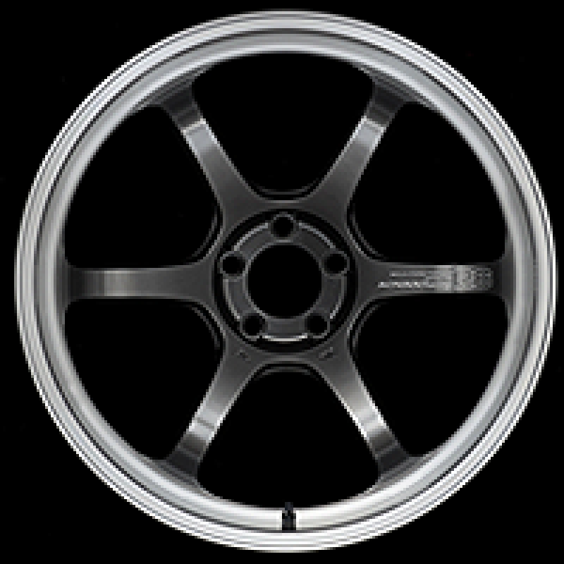 Advan R6 18x10.5 +32 5-112 Machining & Racing Hyper Black Wheel