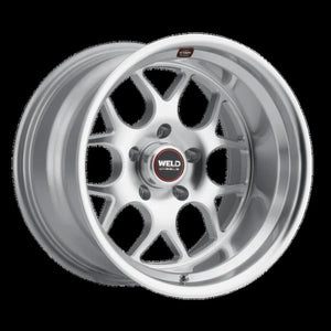 Weld Solana 20x8 / 5x120.65 BP / ET0 / 78.1mm Bore - Gloss Silver Machined Wheel