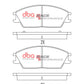 DBA 94-10 Hyundai Accent 1.3L/1.5L/1.6L Front RP Performance Brake Pads