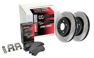 Street Axle Pack, Slotted, 4 Wheel