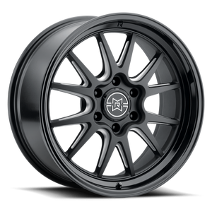 Method Raised MR802 20x12 / 8x6.5 BP / -40mm Offset / 121.3mm Bore - Double Black Milled Wheel