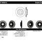 StopTech 90-01 Acura Integra (exc. Type R) / 01-05 Honda Civic / 07+ Honda Fit / 93-97 Del Sol VTEC