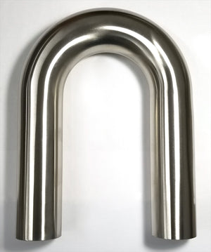 Stainless Bros 2.25in Diameter 1.5D / 3.375in CLR 180 Degree Bend 6in Leg / 6in Leg Mandrel Bend