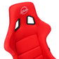 NRG FRP Fiber Glass Bucket Seat (Red) - XLarge