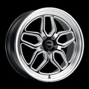 Weld Racing 17x10 Laguna Drag 5x115 ET30 BS6.68 Gloss BLK MIL DIA 78.1