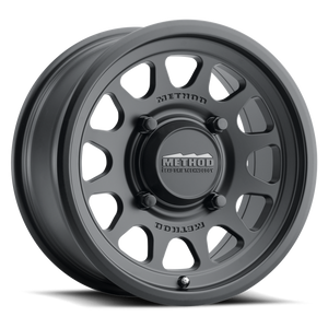 Method MR414 Bead Grip 14x7 / 4+3/13mm Offset / 4x156 / 132mm CB Matte Black Wheel