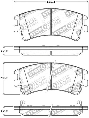 StopTech Street Touring Brake Pads