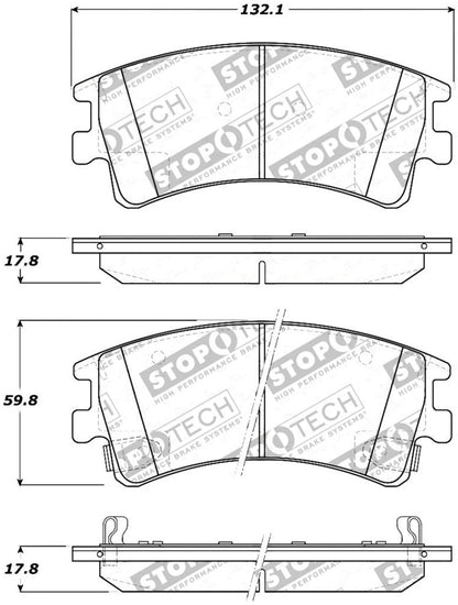 StopTech Street Touring Brake Pads