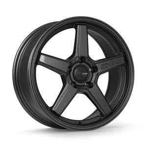 Enkei Quasar 18x8in / 5x112 BP / 45mm Offset / 72.6mm Bore - Gloss Gunmetal Wheel