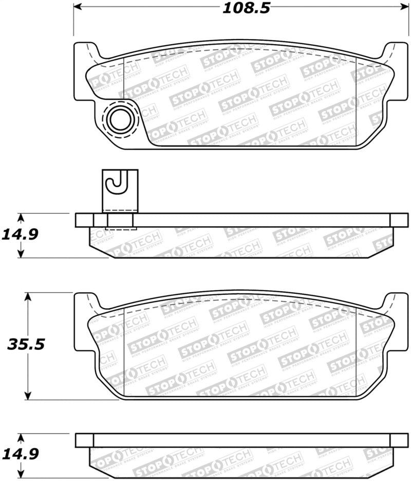 StopTech Street Brake Pads