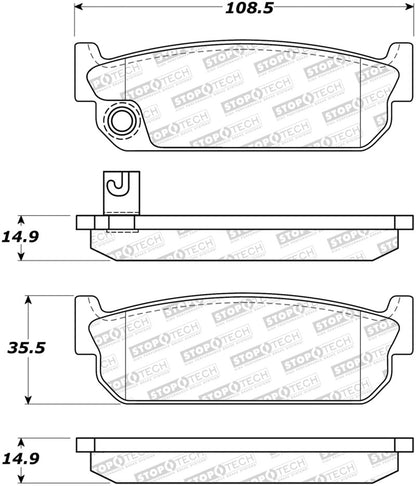 StopTech Street Brake Pads