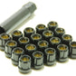 Wheel Mate Muteki Open End Lug Nuts - Deep Black 12x1.50