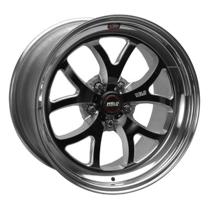 Weld S76 18x9 / 5x4.75 BP / 5.7in. BS Black Wheel (Medium Pad) - Non-Beadlock