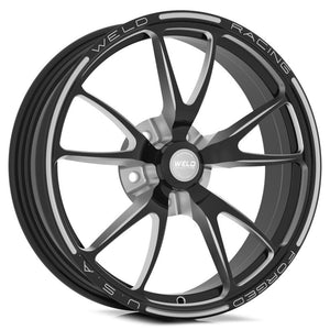 Weld Full Throttle 1-Piece 17x4.5 / 5x4.5 BP / 2.25in. BS Black Wheel - Non-Beadlock