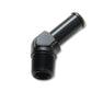 Vibrant 3/4 NPT to 3/4in Barb Straight Fitting 45 Deg Adapter - Aluminum