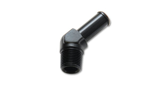 Vibrant 3/4 NPT to 3/4in Barb Straight Fitting 45 Deg Adapter - Aluminum