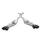 Stainless Works 22-25 Cadillac CT5-V Blackwing Catback Exhaust - Black Chrome Tips