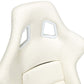 NRG FRP Bucket Seat White Vinyl Material (Large)