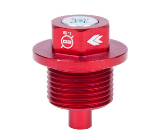 NRG Magnetic Oil Drain Plug M20X1.5 Subaru - Red