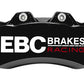 EBC Racing 17-21 Honda Civic Type-R (FK8) Black Apollo-6 Calipers 380mm Rotors Front Big Brake Kit