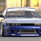 GReddy 89-94 Nissan 240SX Coupe w/ Silvia Headlights Pandem S13 Full Wide-Body Aero Kit w/o GT Wing