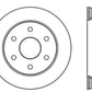 StopTech 99-06 GMC Sierra (2dr) Front Left Slotted & Drilled Rotor