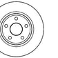 StopTech Slotted Sport Front Left Brake Rotor 11-17Jeep Grand Cherokee (Exludes SRT8)